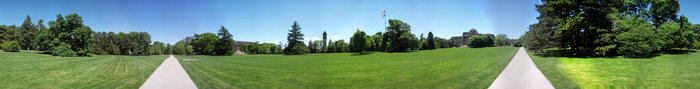 Central campus with the Campanile in the center